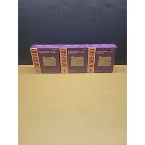 Band-Aid Cushion care Gauze pads, 3" X 3", 3 boxes of 10 (30 total)